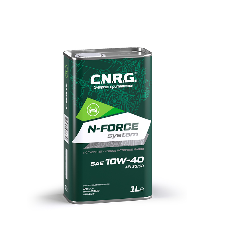 a1c956b4-ef5c-11e5-9b7c-0cc47a3200a7 Масло моторное C.N.R.G N-Force System SAE 10W-40 SG CD п с. (1л