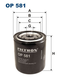 33979e36-b6cc-11e6-8ff3-0cc47a3200a7 PH 2985 Фильтр масляный FILTRON OP581 NISSAN,FORD
