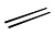 Дуга аэродинамический профиль L=1100 "ATLANT"черные  (к-т 2шт) (6028)